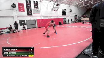 174 lbs Quarterfinal - Joshua Shepard, Bakersfield College vs Gabe Carrillo, Moorpark College