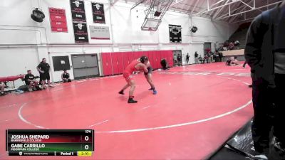 174 lbs Quarterfinal - Joshua Shepard, Bakersfield College vs Gabe Carrillo, Moorpark College