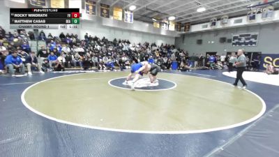 215 lbs Champ. Round 1 - Matthew Casas, Beaumont vs Rocky Windrath, Fountain Valley