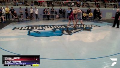 145 lbs Round 3 - Shawn McIntyre, Bethel Freestyle Wrestling Club vs William Lindsey, Mat-Su Matmen