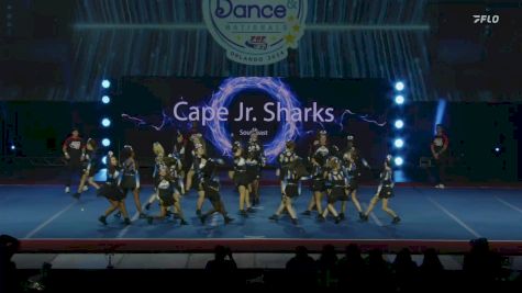 Southeast - Cape Jr. Sharks [2024 Peace River Pop Warner Show Cheer 2 Jr. Varsity Large Monday] 2024 Pop Warner National Cheer & Dance Championship