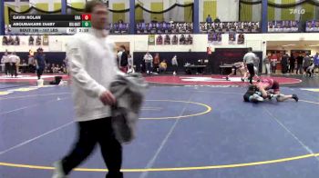 157 lbs Consi Of 8 #2 - Gavin Nolan, Unattached vs Aboubakare Diaby, Drexel- Unattached