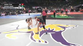 5th Place Match - Bethany Arens, Crofton/Bloomfield vs Audrey Cline, Franklin