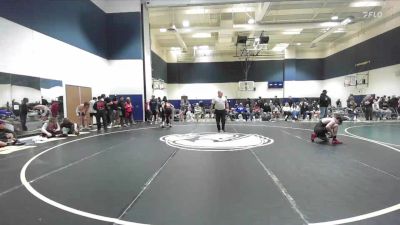 140 lbs Cons. Round 1 - Ruben Herrera, Braveheart WC vs Bracy Johnson, Murrieta Valley