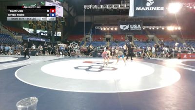 113 lbs Cons. Rd Of 16 - Evan Cies, Pennsylvania vs Bryce Fiore, Florida