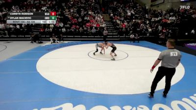 6A 126 lbs Quarterfinal - Corbyn Robison, Westlake vs Dylan Macievic, Corner Canyon
