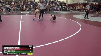 PW-7 lbs Quarterfinal - Corbin Osmundson, Knights Wresting Club vs Graysen Bell, DC ELITE