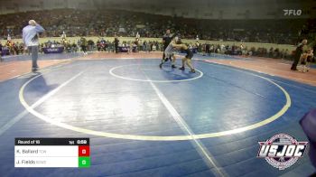 75 lbs Round Of 16 - Kingson Ballard, TEAM CONQUER vs Jackson Fields, Deer Creek Wrestling Club