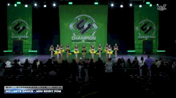 No Limits Dance - Mini Spirit Pom [2026 Mini - Intermediate - Pom Day 3] 2026 CSG Dance Grand Nationals