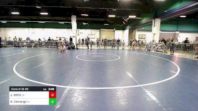 105 lbs Consi Of 32 #2 - Jackson Ross Wells, VA vs Alessandro Camargo, NJ