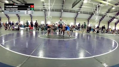184 lbs Champ. Round 2 - Hayden Berry, Hiram College vs Kodi Pfeiffer, Case Western
