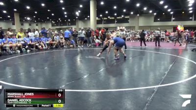 215 lbs Round 1 (6 Team) - Daniel Adcock, Team Chattanooga vs Marshall Jones, BRAWL Black