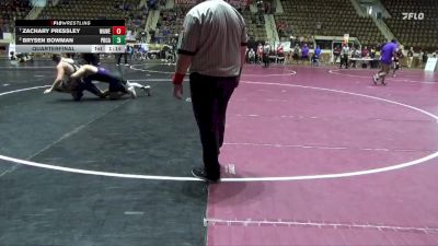 1A-4A 215 Quarterfinal - Zachary Pressley, Walter Wellborn vs Brysen Bowman, Prattville Christian Academy