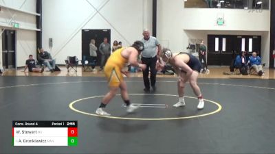 184 lbs Cons. Round 4 - Alex Gronkiewicz, Manchester vs Will Stewart, Marian University (IN)
