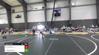 74 lbs Semifinal - Madix Cantrell, Salem Elite vs Kneeland Senescall, Big Cat Wrestling