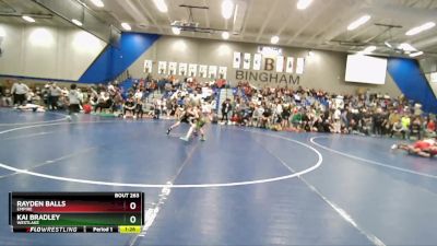 60 lbs Cons. Round 3 - Rayden Balls, Empire vs Kai Bradley, Westlake