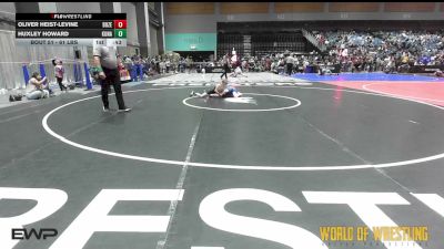61 lbs Consi Of 8 #1 - Oliver Heist-Levine, Bozeman Wrestling Club vs Huxley Howard, Kuna Klub