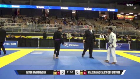 Walker Adão Calixto Dos Santos F vs Xavier David Oliveira 2025 Pan Jiu Jitsu IBJJF Championship