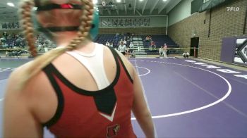 120 lbs Champ. Round 1 - Mae Mandelko, Chadron Girls vs Tatum Reher, Burns/Pine Bluffs