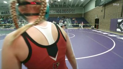 120 lbs Champ. Round 1 - Mae Mandelko, Chadron Girls vs Tatum Reher, Burns/Pine Bluffs