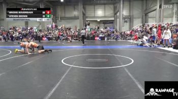 250 lbs Quarterfinal - Steven Brown, Cougar Kids vs Brodie Boudreaux, Beloit WC