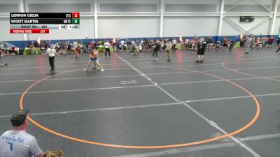 150 lbs Cons. Round 2 - Wyatt Martin, Unattached vs Lennon Ojeda, Beat The Streets-Chicago