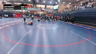 157 lbs Cons. Round 2 - Jake Daboub, Dallas Jesuit College Prep School vs Luke Podowski, Conroe The Woodlands