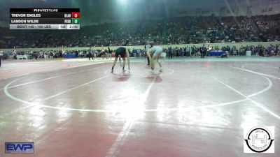 160 lbs Round Of 32 - Trevor Engles, Blanchard High School vs Landon Wilde, Perry