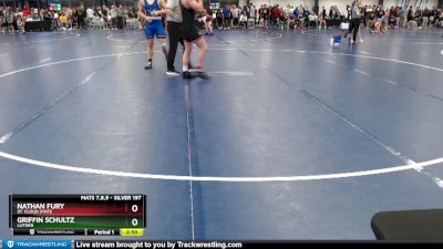 Silver 197 lbs Quarterfinal - Nathan Fury, St. Cloud State vs Griffin Schultz, Luther