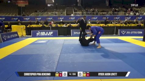 Ryder Jaxon Lovett vs Christopher Pina Bencomo 2026 Pan Jiu Jitsu IBJJF Championship