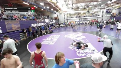 150 lbs Champ. Round 2 - Colby Bowles, Corvallis vs Sheamis Cobb, Polson