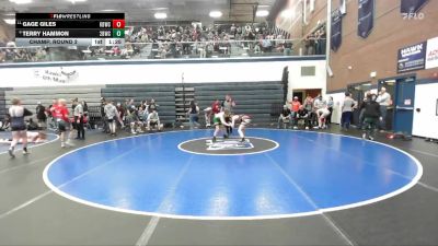 102 lbs Champ. Round 2 - Gage Giles, Kimberly Bulldog Wrestling Club vs Terry Hammon, 208 Badgers Wrestling Club