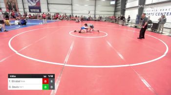 113 lbs Rr Rnd 2 - Teague Strobel, Roundtree Wrestling Academy Black vs Drew Davis, Patton Trained Blue