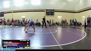 182 lbs Cons. Round 3 - Tyler Lake, Columbus East Wrestling Club vs Jonathan Mangus, Indiana