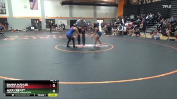 100 lbs Cons. Round 2 - Alex Cherry, Cedar Rapids Washington vs Danna Manuel, Wahlert, Dubuque