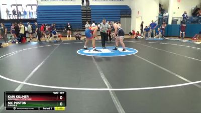 197 lbs Quarterfinal - Kain Killmer, Wisconsin-Platteville vs Nic Poston, Dubuque