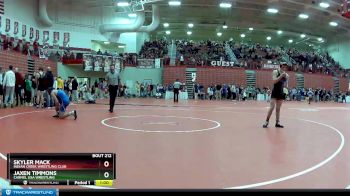 145 lbs Champ. Round 1 - Jaxen Timmons, Carmel USA Wrestling vs Skyler Mack, Indian Creek Wrestling Club