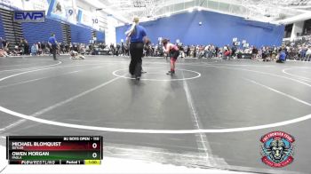 110 lbs Round 2 - Owen Morgan, Paola vs Michael Blomquist, Butler