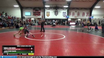 1 lbs Round 2 - Erica Richers, Fort Madison Wrestling Club vs Addyson Bass, DC Elite