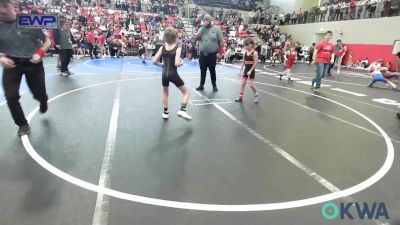 61-64 lbs Consolation - Nolan Pierce, Verdigris Youth Wrestling vs Baylon Reece, Grove Takedown Club