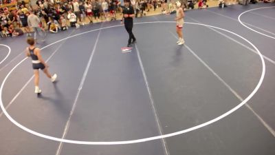 92 lbs Cons. Round 2 - Lucas Stevens, Kingdom Wrestling vs Brooks Knutson, Kasson-Mantorville