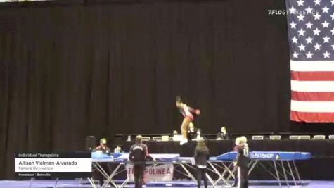 Allison Vielman-Alvarado - Individual Trampoline, Fairland Gymnastics - 2021 USA Gymnastics Championships
