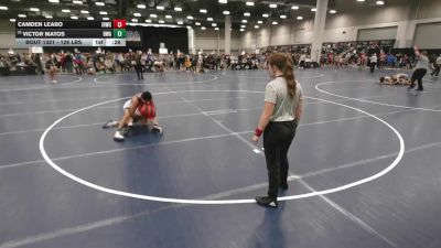 126 lbs Cons. Rd Of 64 - Victor Matos, Boneyard Wrestling Academy vs Camden Leabo, Iron Rams Wrestling Club