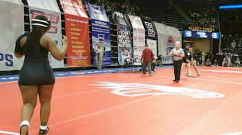 170 Class 1 lbs Champ. Round 1 - Claire Barton, Maysville vs Kierra Thompson, Kennett