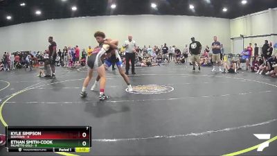 125 lbs Semis & 1st Wrestleback (8 Team) - Ethan Smith-Cook, Palmetto Gold vs Kyle Simpson, Dogtown