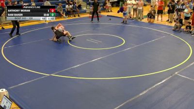 126 lbs Round 1 - Anthony Moran, Team X vs Sam Baker, Smitty?s Barn - New Hampshire