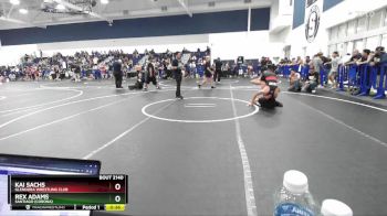 138 lbs Cons. Round 2 - Rex Adams, Santiago (Corona) vs Kai Sachs, Glendora Wrestling Club