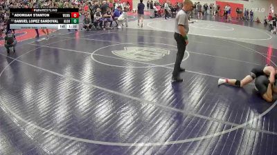 132 lbs Champ. Round 3 - Adonijah Stanton, Williamina vs Samuel Lopez Sandoval, Aloha