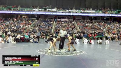 3A 126 lbs Quarterfinal - Gunner Marshall, East Henderson vs Ayden Goodman, Swansboro