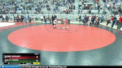 62 lbs Quarterfinal - Eloise Woolsey, HI vs Bailey Chafin, OR